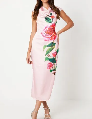 Rochie medie Coast, roz