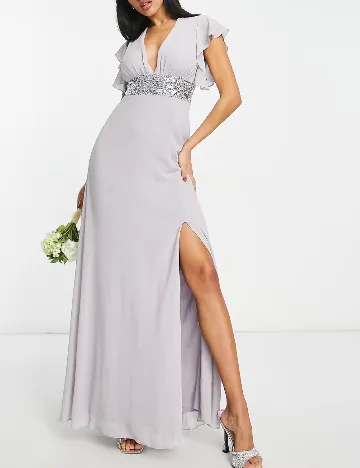 Rochie lunga TFNC London, lila