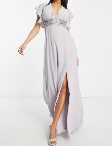 Rochie lunga TFNC London, lila