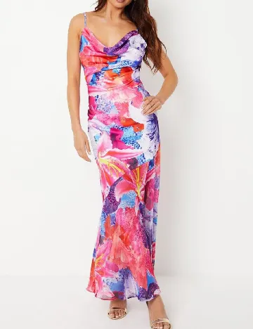 Rochie lunga Coast, mix culori