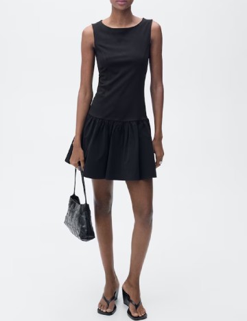 Rochie scurta Mango, negru