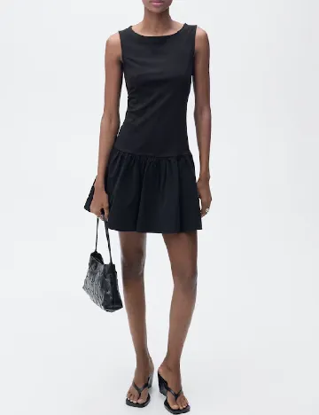 Rochie scurta Mango, negru