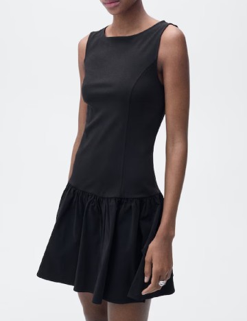 Rochie scurta Mango, negru