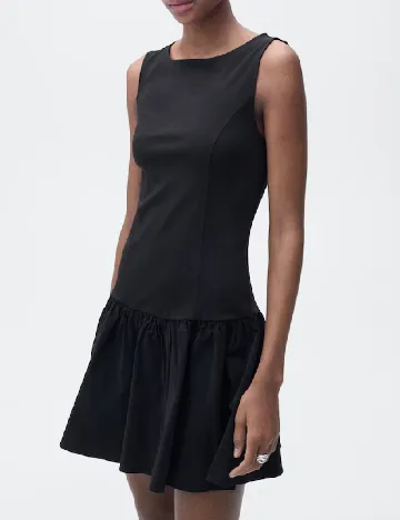 Rochie scurta Mango, negru