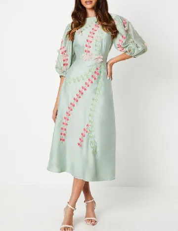 Rochie medie Coast, verde