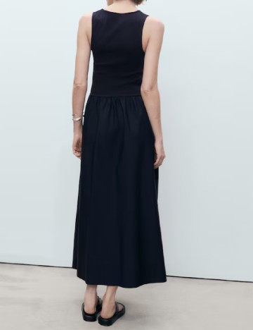 Rochie lunga Mango, bleumarin