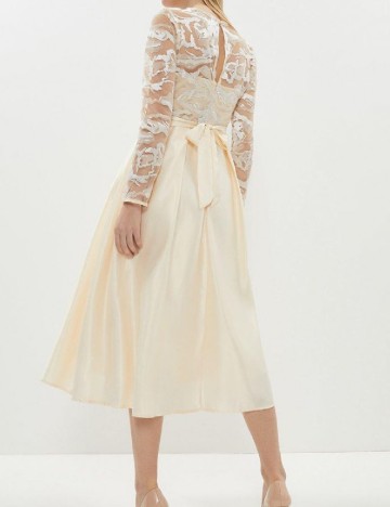 Rochie medie Coast, crem