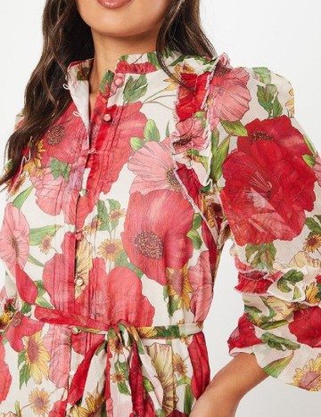 Rochie medie Coast, floral print