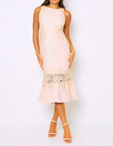 Rochie medie Coast, crem