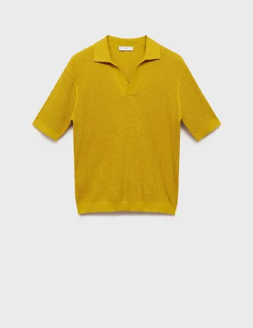Tricou Mango, mustar