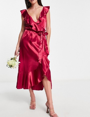 Rochie medie Little Mistress, rosu