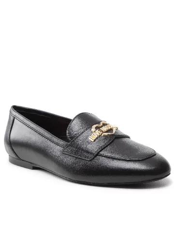 Mocasini Love Moschino, negru Negru