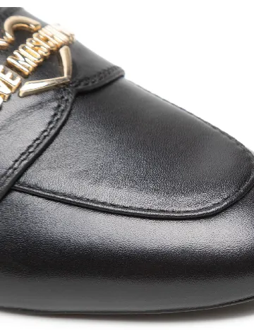 Mocasini Love Moschino, negru Negru