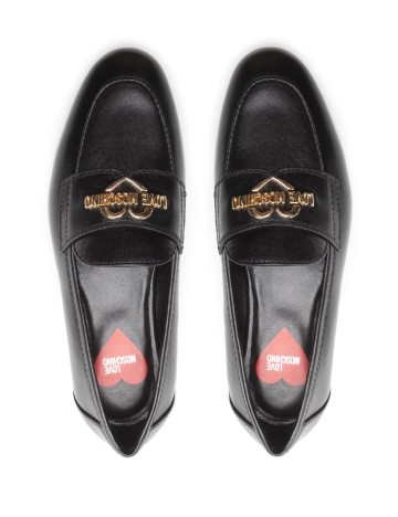 Mocasini Love Moschino, negru