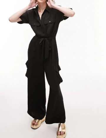 Salopeta Top Shop, negru