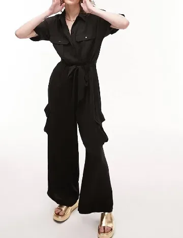 Salopeta Top Shop, negru