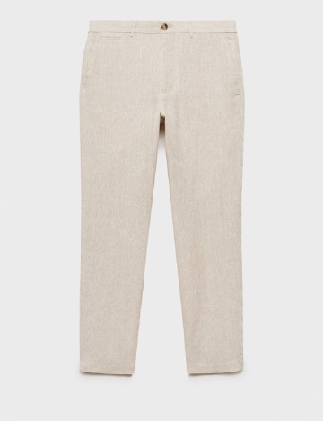 Pantaloni Mango, bej