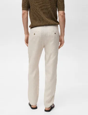 Pantaloni Mango, bej