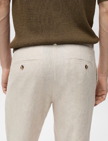 Pantaloni Mango, bej