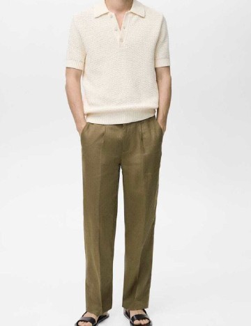 Pantaloni Mango, verde
