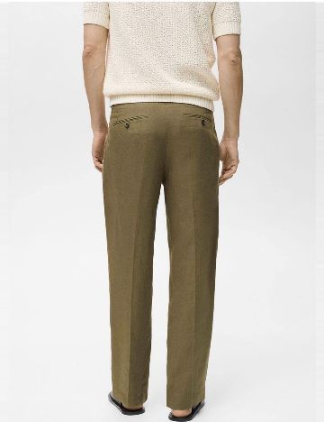 Pantaloni Mango, verde