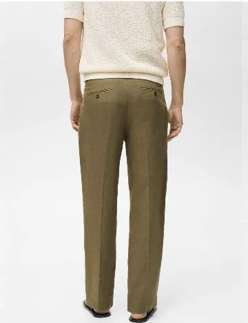 Pantaloni Mango, verde