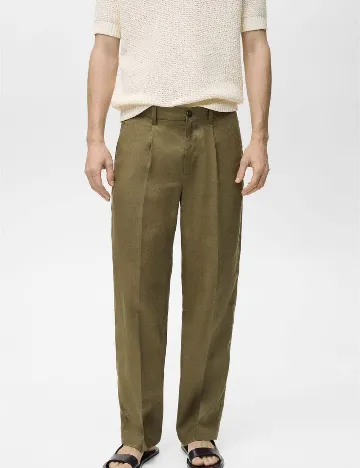 Pantaloni Mango, verde