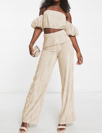 Pantaloni IN THE STYLE, crem