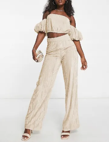 Pantaloni IN THE STYLE, crem