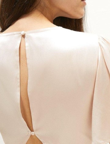 Rochie medie Coast, crem
