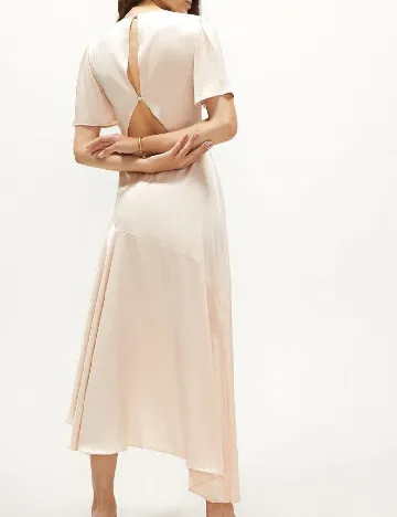 Rochie medie Coast, crem