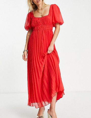 Rochie lunga ASOS, rosu