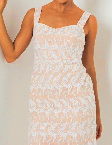 Rochie medie Coast, crem