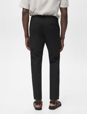 Pantaloni Mango, negru
