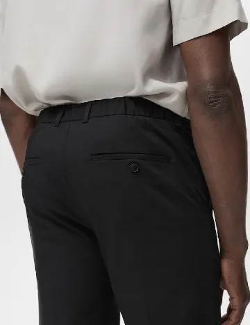 Pantaloni Mango, negru