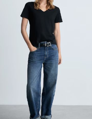 Tricou Mango, negru