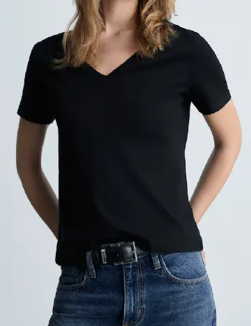 Tricou Mango, negru