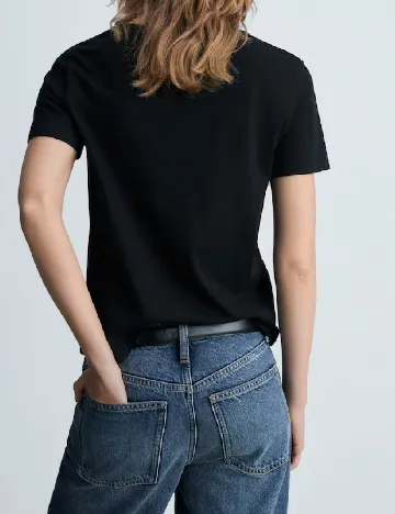 Tricou Mango, negru