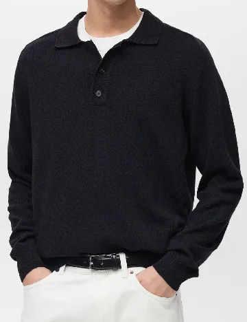 Bluza Mango, bleumarin inchis