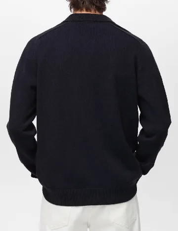 Bluza Mango, bleumarin inchis