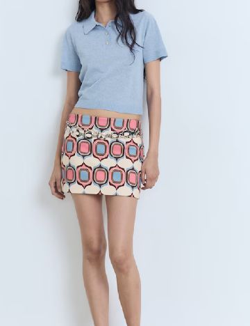 Tricou Mango, albastru