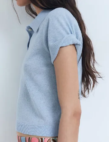 Tricou Mango, albastru