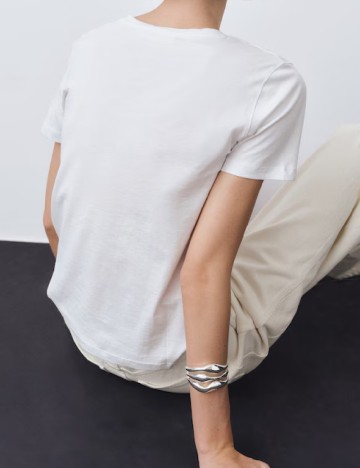 Tricou Mango, alb