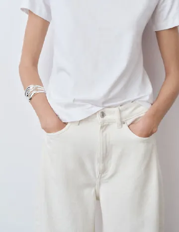 Tricou Mango, alb