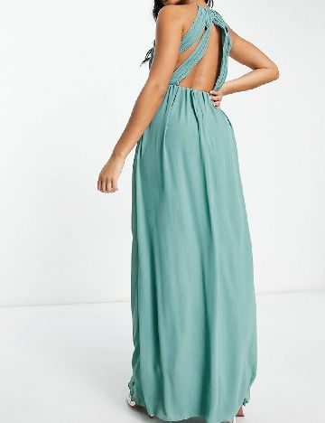 Rochie lunga TFNC London, turcoaz