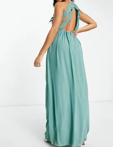 Rochie lunga TFNC London, turcoaz