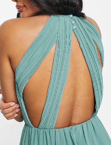 Rochie lunga TFNC London, turcoaz