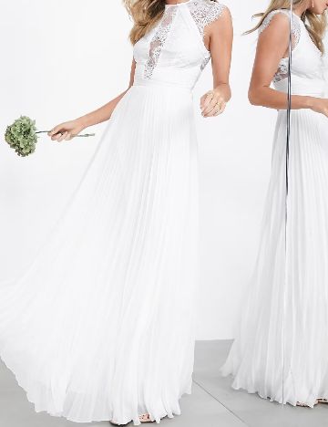 Rochie lunga ASOS, alb