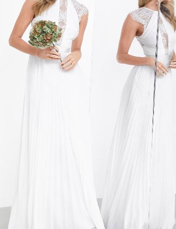 Rochie lunga ASOS, alb