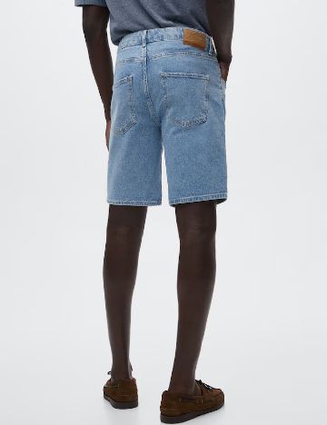 Pantaloni scurti Mango, albastru
